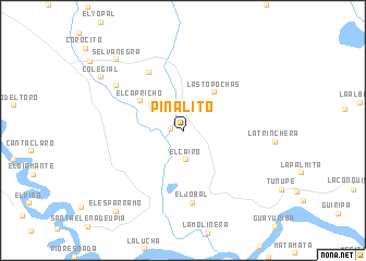 map of Piñalito