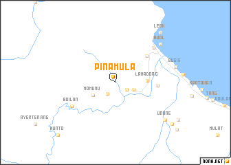 map of Pinamula
