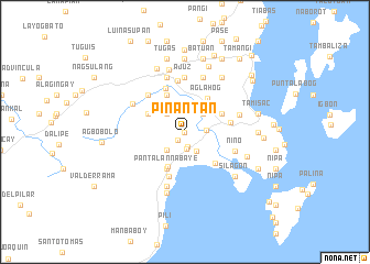 map of Pinantan