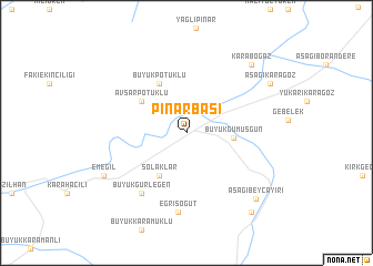 map of Pınarbaşı