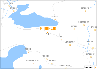 map of Pınarcık