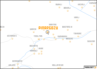 map of Pınargözü