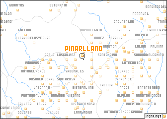 map of Pinar Llano