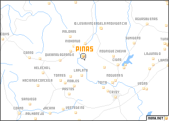 map of Pinas