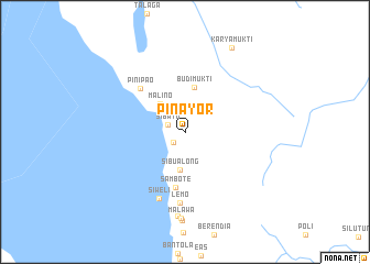 map of Pinayor