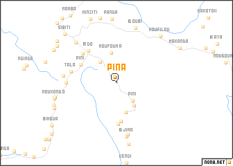 map of Pina