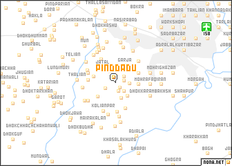 map of Pind Dādu