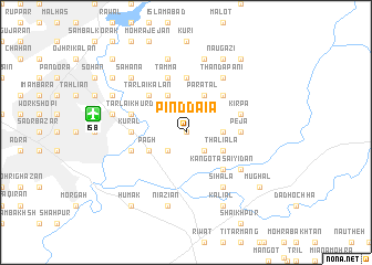 map of Pind Daia