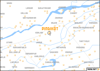 map of Pindi Kot