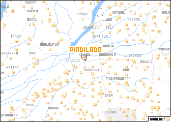 map of Pindi Lādo