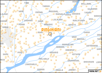 map of Pindi Miāni