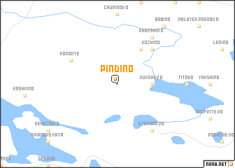 map of Pindino