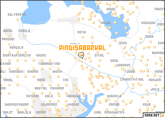 map of Pindi Sabarwāl