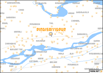 map of Pindi Saiyidpur