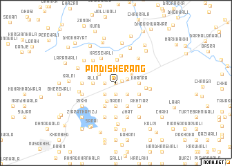map of Pindi Sherang