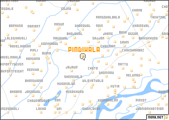 map of Pindīwāla