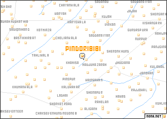 map of Pindori Bibi