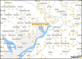 map of Pind Ratwāl