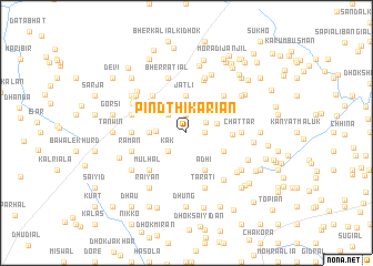 map of Pind Thīkariān