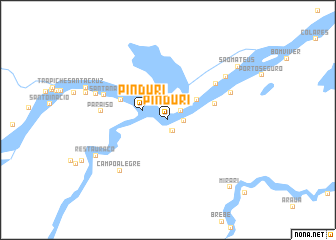 map of Pinduri