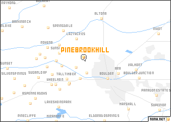 map of Pine Brook Hill