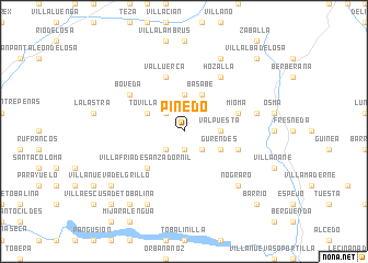 map of Pinedo