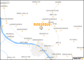 map of Pine Grove