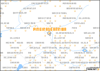 map of Piñeira de Arriba