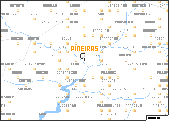 map of Piñeiras