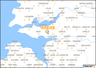 map of Piñeiro