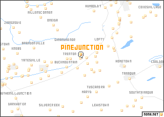 map of Pine Junction