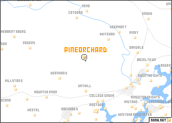 map of Pine Orchard