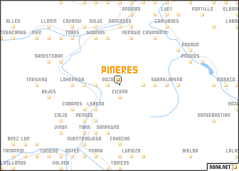 map of Piñeres