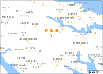 map of Pinero