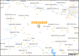 map of Pine Swamp