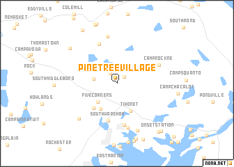 map of Pine Tree Village