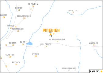 map of Pineview