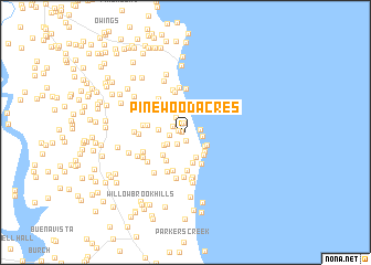 map of Pinewood Acres