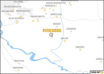 map of Pinewood