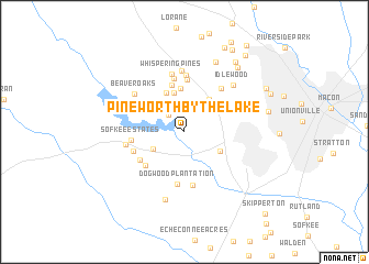 map of Pineworth by the Lake