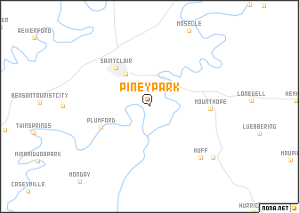 map of Piney Park