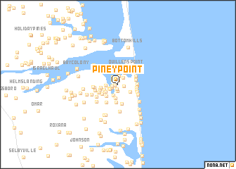 map of Piney Point