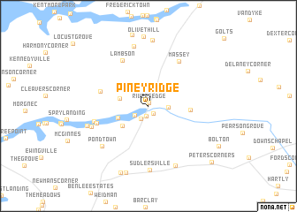 map of Piney Ridge