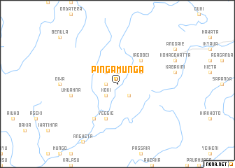 map of Pingamunga