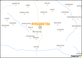 map of Pingdaotou