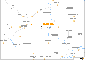 map of Pingfengkeng