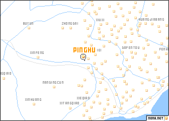 map of Pinghu