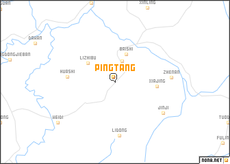 map of Pingtang