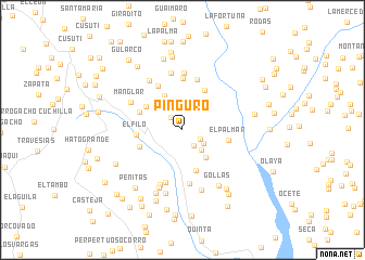 map of Pinguro