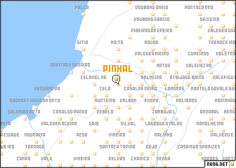 map of Pinhal